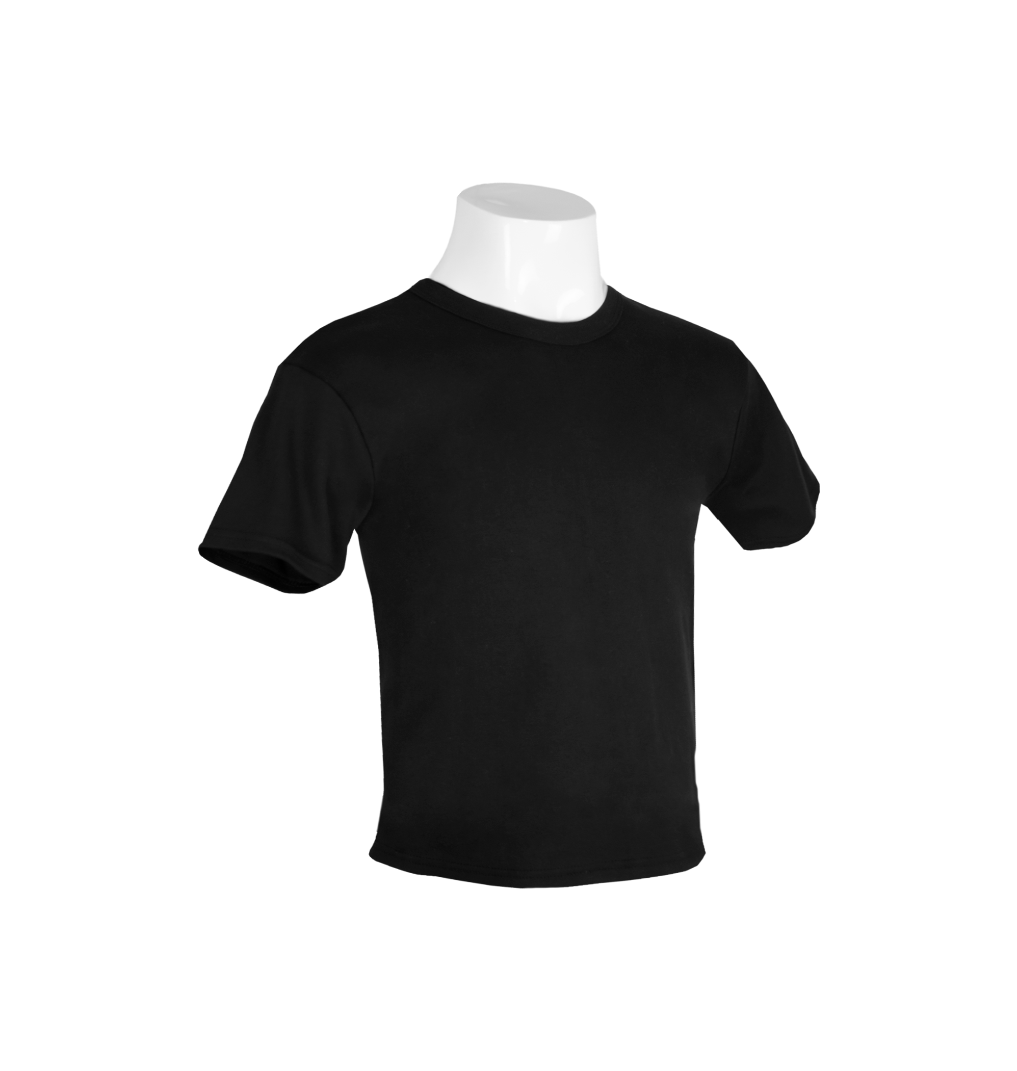 Playera manga corta color negro. PNG (1)